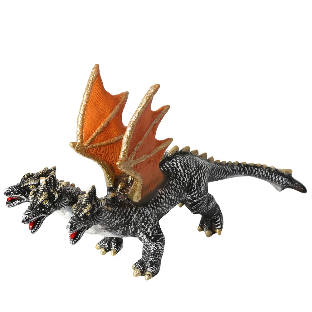 

King Ghidorah Dragon Godzilla Movie Dinosaur Toys Model Action Figure Soft Vinyl Plastic Dinosaur Figures for Kids (1343)