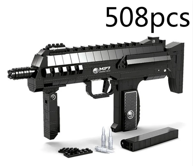 777A M1911 пистолет пустынный Орел воздушный мягкий Ak47 Снайпер M4a1 детские игрушки 45 шт Строительный блок игрушечный пистолет - Color: P22608