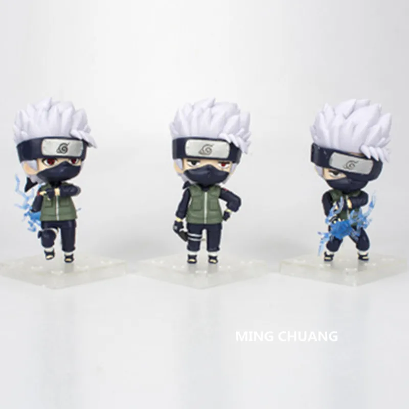 

4 "Anime NARUTO Hatake Kakashi GSC Uzumaki Naruto Teacher PVC 11CM Action Figure Collectible Model Toy OPP D468