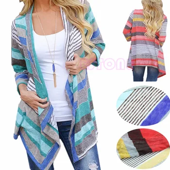 Boho Womens Long Sleeve Cardigan Loose Sweater Outwear Knitted Jacket Coat Tops Beauty Set