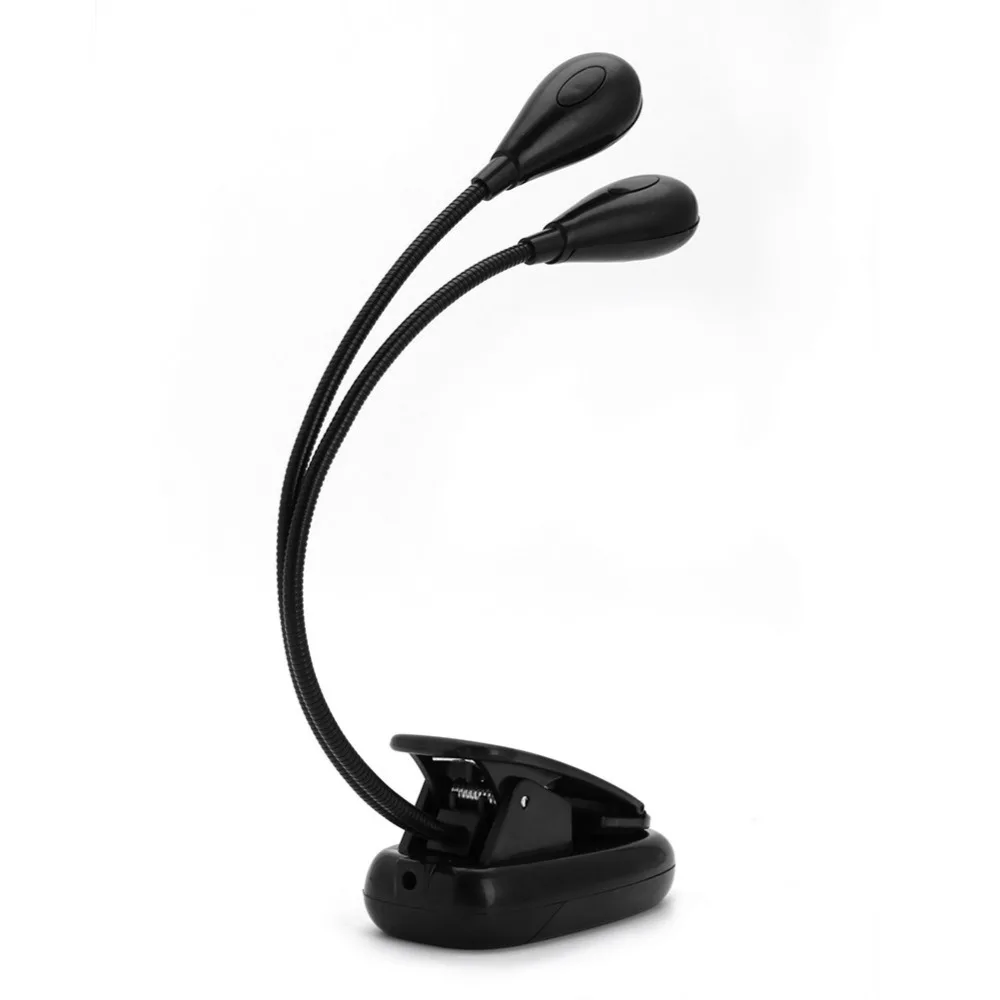 Clip On LED Light Book Braccio Lampada di Lettura Del Computer Portatile Music Stand Tablet PC iPad Travel
