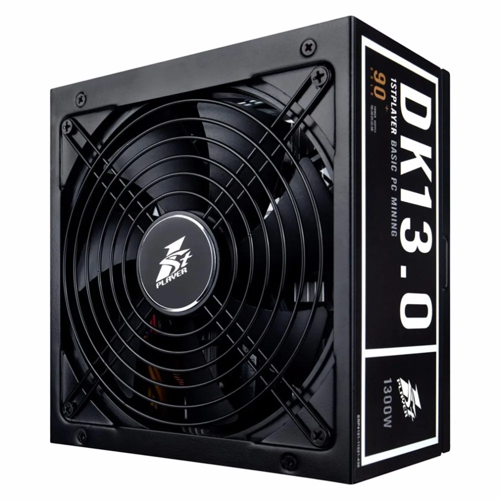 

PS-1300DK Constant Stability Low Noise Mining PSU 1800W High Power Basic PC Mining Power Supply with 14cm Cooling Fan
