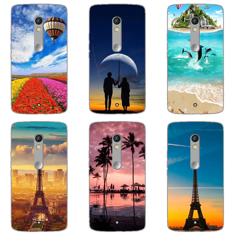 Чехол для motorola MOTO X Play мягкий силиконовый чехол из мягкого ТПУ с рисунком кота Lenovo