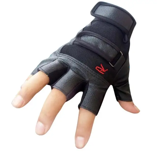 

Sport Gloves Men Tactical Outdoor Sports Antiskid Driving Bike Bicycle Gym Exercise Fitness Half Finger Leather Gloves