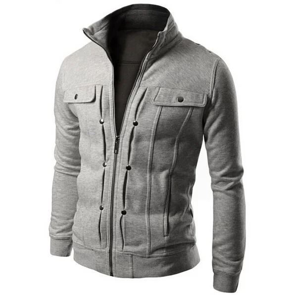 

ZOGAA Hot Sale 2019 Spring Autumn Bomber Jacket Men Slim Jackets Men's Casual Denim Jacket Single Breasted Solid Jeans Jackets