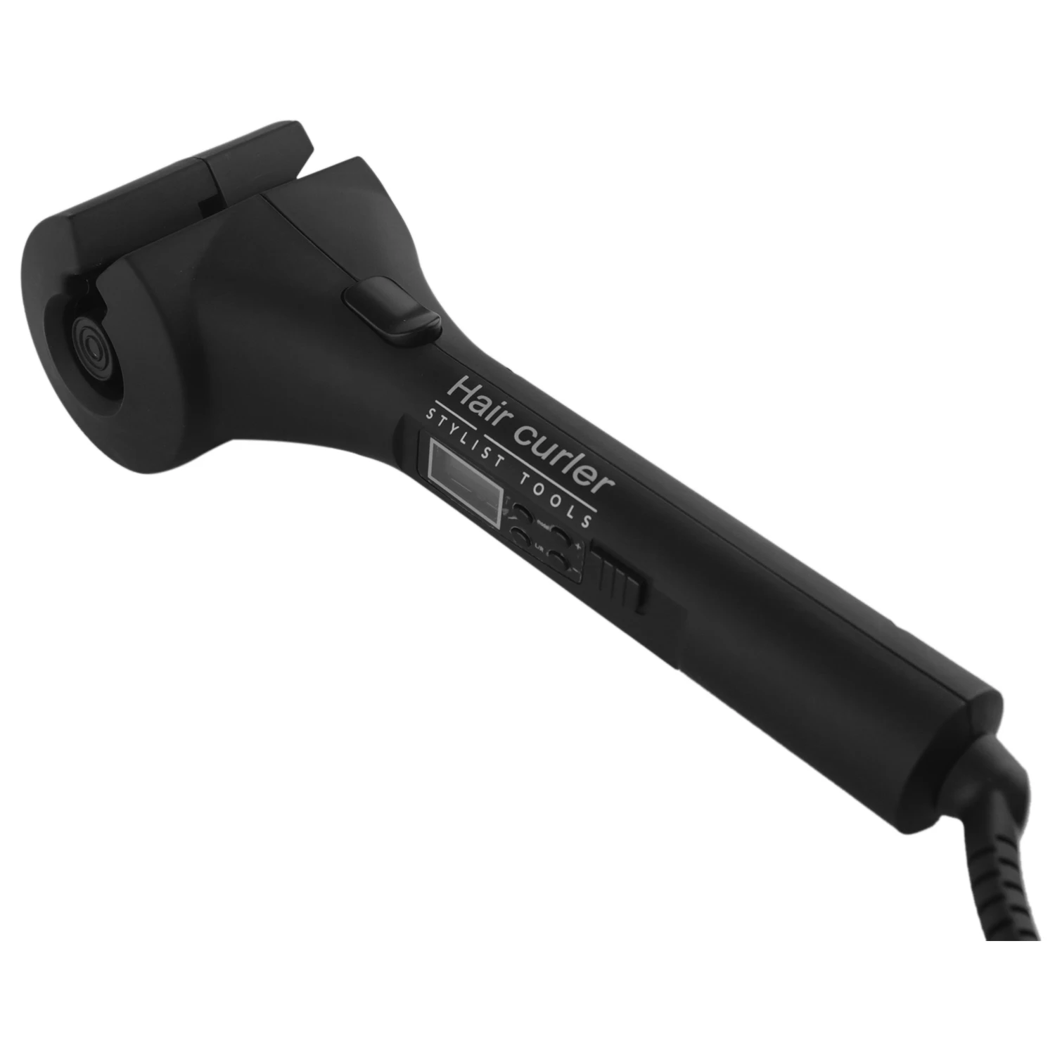 

LCD Screen Automatic Hair Curling Iron With Steam Spray Ceramic Wave Wand Easy Curl Out Tool EU Plug