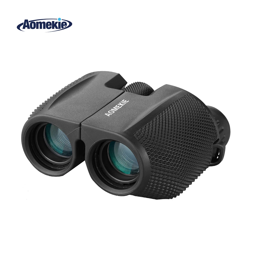 

AOMEKIE New 10X25 HD Binoculars Non-slip High Power Hunting Sports Telescope Wide Angle Viewing Green Film Optical Lens Kid Gift