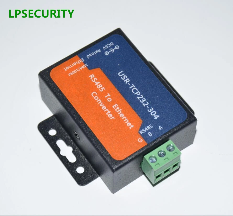 LPSECURITY USR-TCP232-304 преобразователь ethernet последовательный RS485 к TCP IP с DNS DHCP