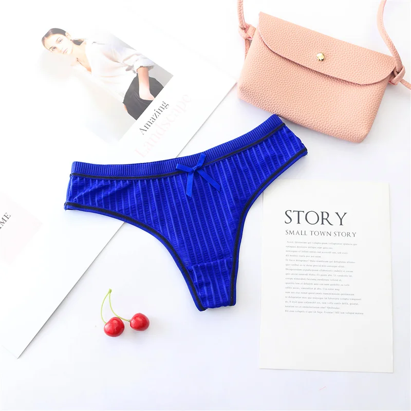 Breathable Women Briefs Womens Low Rise Cute Underwear Plus Size Panties Women Soft Cotton Crotch Panties Thong For Women 29 (14)