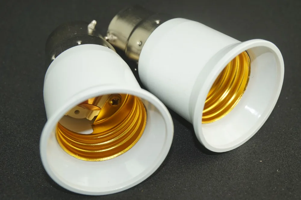 2 шт./лот ES E27 Су B22 лампы цоколь крепление патрона расширитель Держатель конвертера адаптера переменного тока для Светодиодный свет лампы