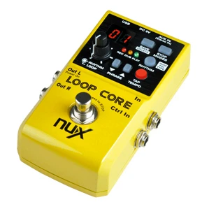 Педаль для гитарного эффекта NUX Loop Core 40 встроенных узоров барабана и 99
