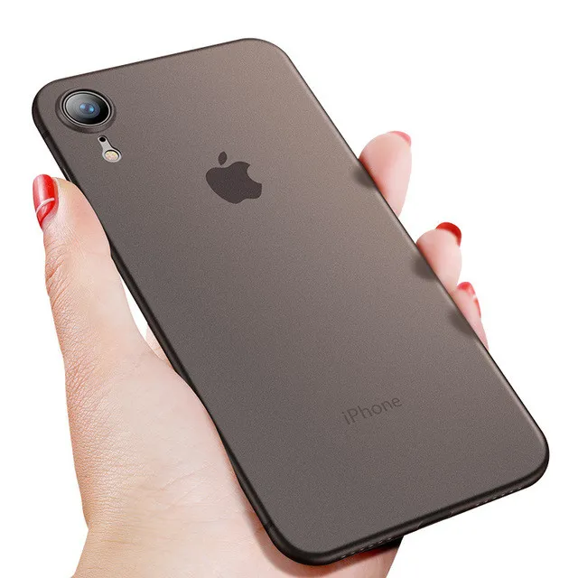 

0.3MM Ultra Thin Matte PP Case For iPhone XR X XS Max 8 7 Plus 6 6S SE 5 5S Hard PC Phone Cover Shockproof Protective Back Cases