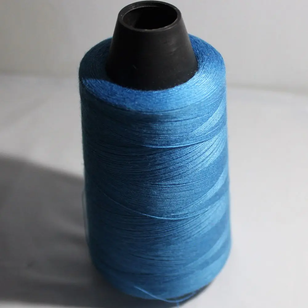 40 s/2 многоцветная машинная швейная нить 3000 ярдов синяя швейная нить для шифона, хлопок, светильник, ткань Hilos De Coser - Цвет: Dark Sky Blue