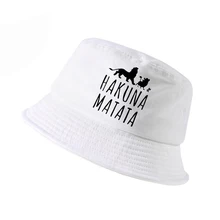 Новинка k pop модная кепка HAKUNA MATATA для мужчин wo для мужчин Панама для охоты на открытом воздухе Панама рыболовная Кепка Панама для мужчин