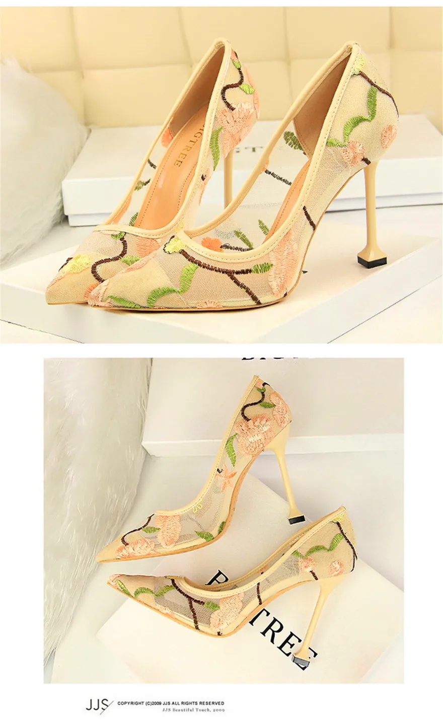 Женские туфли-лодочки на каблуке с цветочной вышивкой; модные однотонные туфли с острым носком на высоком каблуке 10 см; женская свадебная обувь