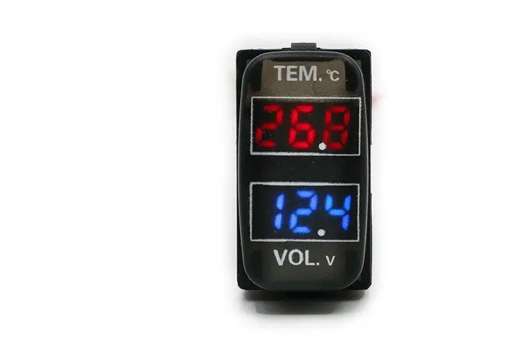 

Car Voltage Meter tempeature gauge voltmeter Interface Socket for Mitsubishi