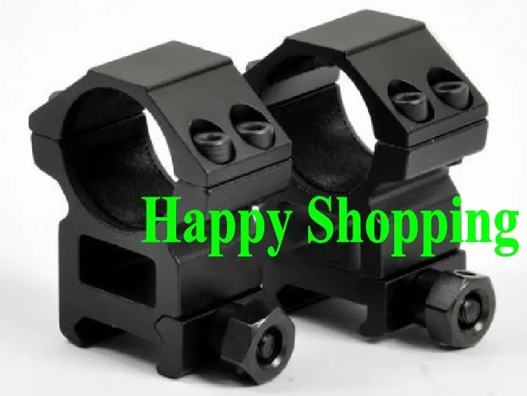 

1 pair High Profile 1 inch Rifle Scope 25.4mm Rings for Weaver 20mm rail