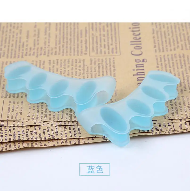 Cuidados com os Pés Atacado Pares Lote Separador Toe Straightener Corrector Silicone Gel Espalhador 200 - 13 Beleza e saúde