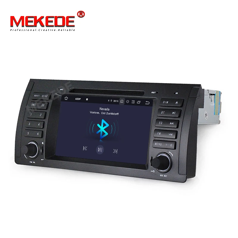 Perfect MEKEDE  Android 9.0 7inch car dvd radio multimedia player For BMW X5 M5 E39 E53 stereo video can bus steering wheel control+MAP 4