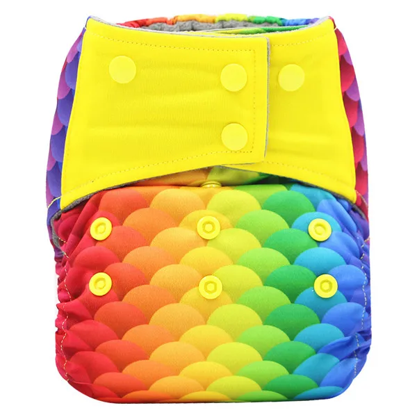 Моющиеся Многоразовые Детские Тканевые пеленки регулируемый водонепроницаемый карман ткань подгузник детская ткань флис вкладыш в подгузник - Color: A23