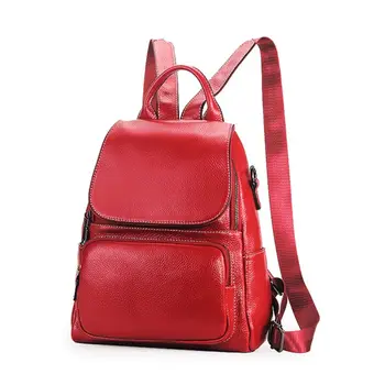 

1 Pc Fashion New 2020 Backpacks Shoulder Bags Genuine Leather Women Fashion School Shoulder bag 25 x 11 x 30cm