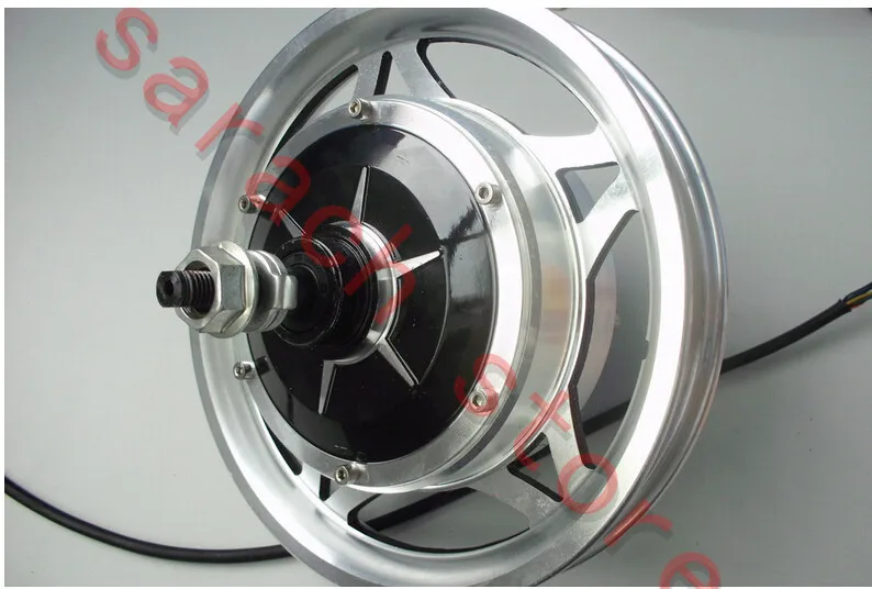 Perfect 12" 350w 48v whole aluminum wheel hub motor , electric bicycle rear hub motor , electric scooter motor 0