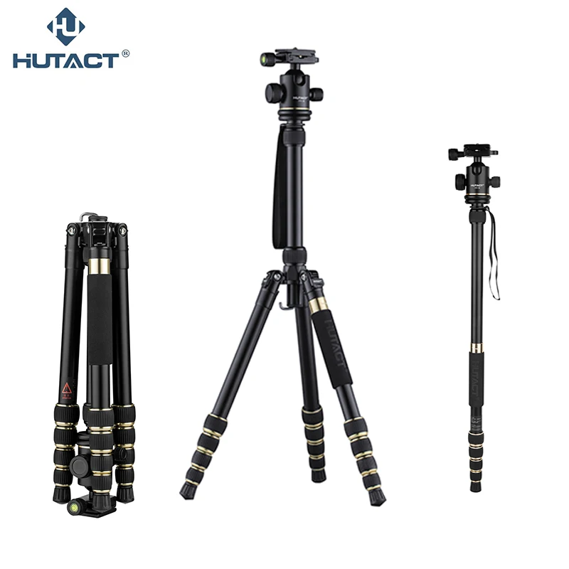 

Professional Tripod for Camera iPad Phone Binoculars 163cm Universal Flexible Tripod Aluminum Monopod Selfie Stick Cases HUTACT