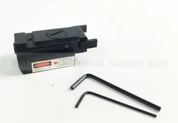 

Tactical Red Dot Laser Sight Picatinny 20mm Weaver Rail Laser For Pistol Glock 17 19 20 21 22 23 30 31 32