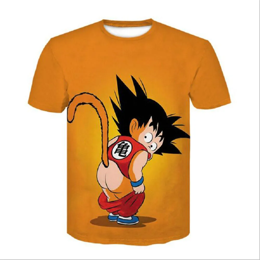 

New Arrival Japanese Anime Dragon Ball Z T Shirt Son Goku T-shirt Short Sleeve O-Neck Tshirt Super Saiyan T Shirt For Men/women