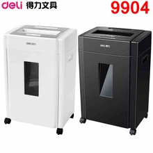 Deli 9904 машина для измельчения бумаги офис 20L объем 220-230VAC 240 Вт 8 шт. Авто стопорный измельчитель бумаги Тип Ящика
