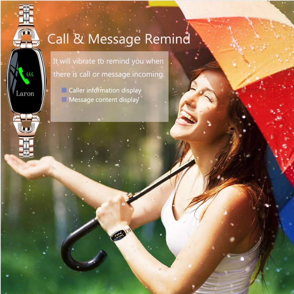 Смарт часы на Android женские модные с функцией мониторинга сердечного ритма и сна