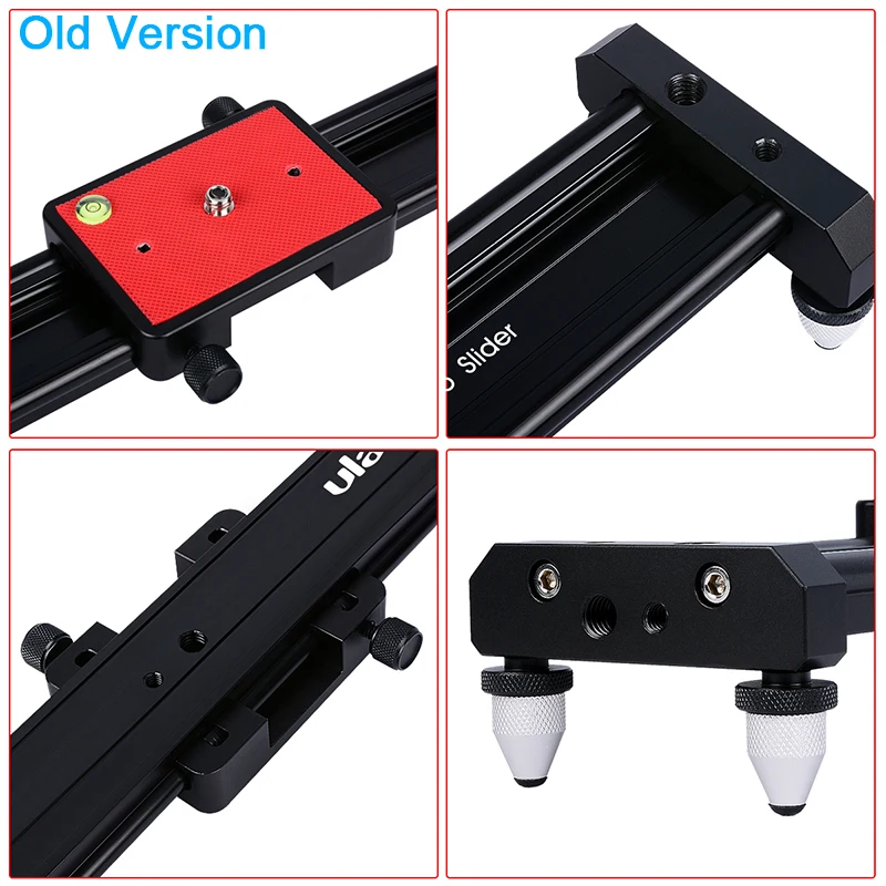 Ulanzi 40cm/15in Mini Aluminum Camera Video Track dolly Slider Rail System for Nikon Canon DSLR camera DV Movie Vlogging Gear
