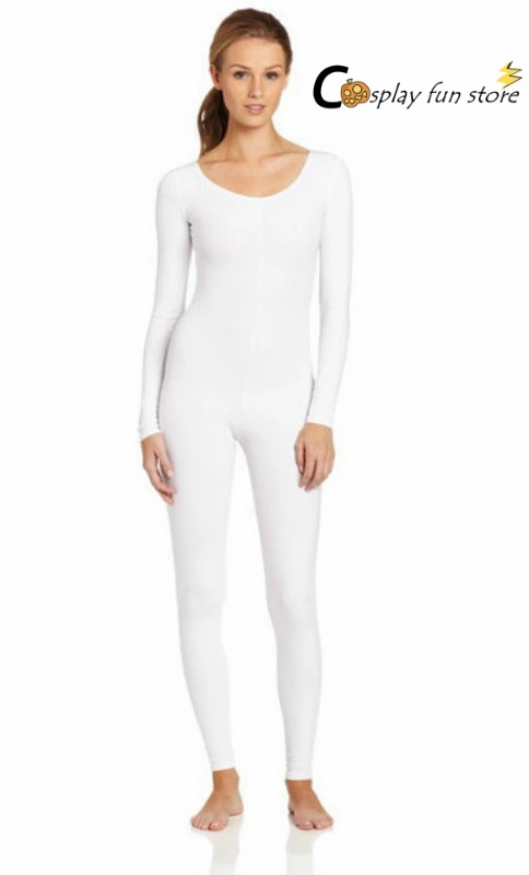 

2017 New Nude Zentai Slim Fit Spandex Jumpsuit for Women