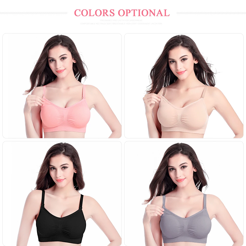 Maternity Bra Breast Pump Special Nursing Bra Hand Free Pregnancy Clothes Breastfeeding Accessories Pumping Bra Can Wear All Day