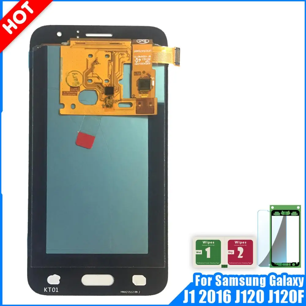 

LCD Display For SAMSUNG GALAXY J1 2016 J120 J120F J120M J120H Display Touch Screen Digitizer Display for Samsung J120 J120F LCD