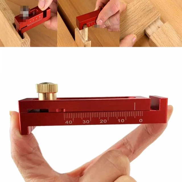 high quality woodworking Special depth measuring ruler Aluminum alloy depth gauge woodworking ruler