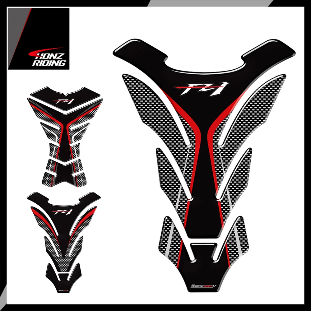 

For Yamaha FZ1 FZ 1 FZ1N Tankpad 3D Carbon-look Motorcycle Tank Pad Protector Decal