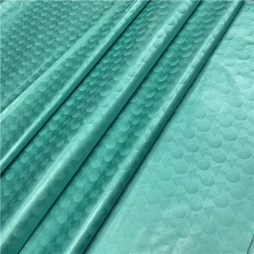 Комплект синего цвета getzner atiku ткань для пошива мужских парча в Гвинейском стиле хлопок Базен кружевная ткань material5yard/комплект L1402 - Цвет: Зеленый