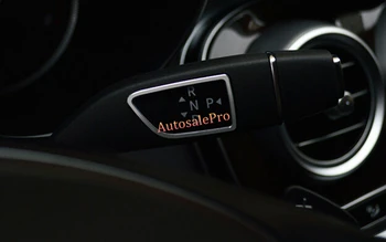 

Console Interior Shift lever + wiper Grib Knib cover trim 2pcs For Benz A Class W176 / B Class W246 2012 2013 2014 2015