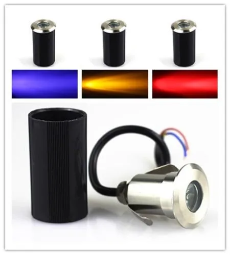 Conduziu a Luz Andar ao ar Caminho do Jardim 110 220 w Subterrânea Enterrado Ip65 Mini Livre Luz Inground Quintal Paisagem Lâmpada 10 Pcs 3 12 v 2 Luzes e Iluminação