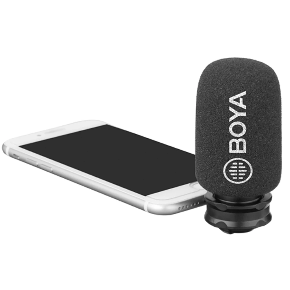 BOYA BY A7H стерео микрофон для iPhone samsung Galaxy HUAWEI mate Honor OPPO VIVO Android смартфон Vlog съемка