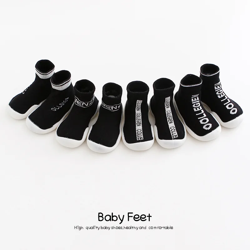 Роскошная Брендовая обувь для малышей; дышащие Нескользящие туфли для девочек и мальчиков; обувь для малышей с мягкой подошвой; носки-тапочки для малышей