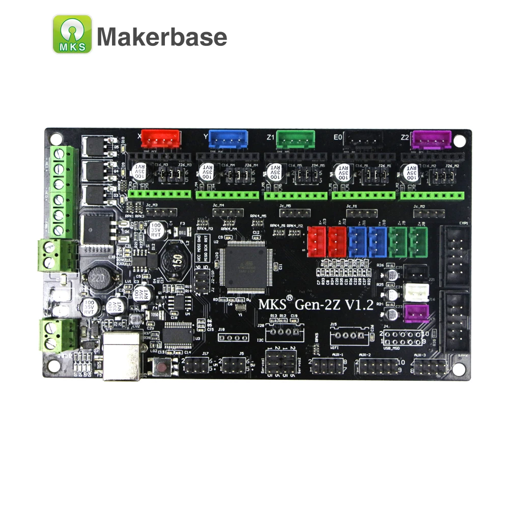 

12V/24V MKS Gen-2Z dual z axis controller support 4988/8825/TMC2208/TMC2100 stepper driver LCD12864 TFT for 3D printer parts