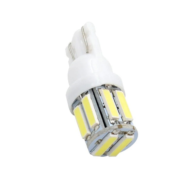 White Led T10 7014 10SMD 7020 T10 W5W LED Bulbs 194 168 2825 Wedge Replacement Lights Side Lights Interior Light.04