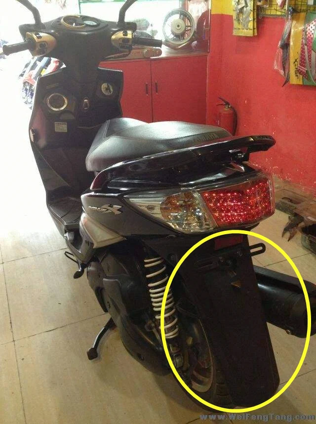 Motorrad Zubehör Für YAMAHA CYGNUS Zweiten Generation Motorrad Roller Hintere Kennzeichen heckklappe Hinten fender abdeckung