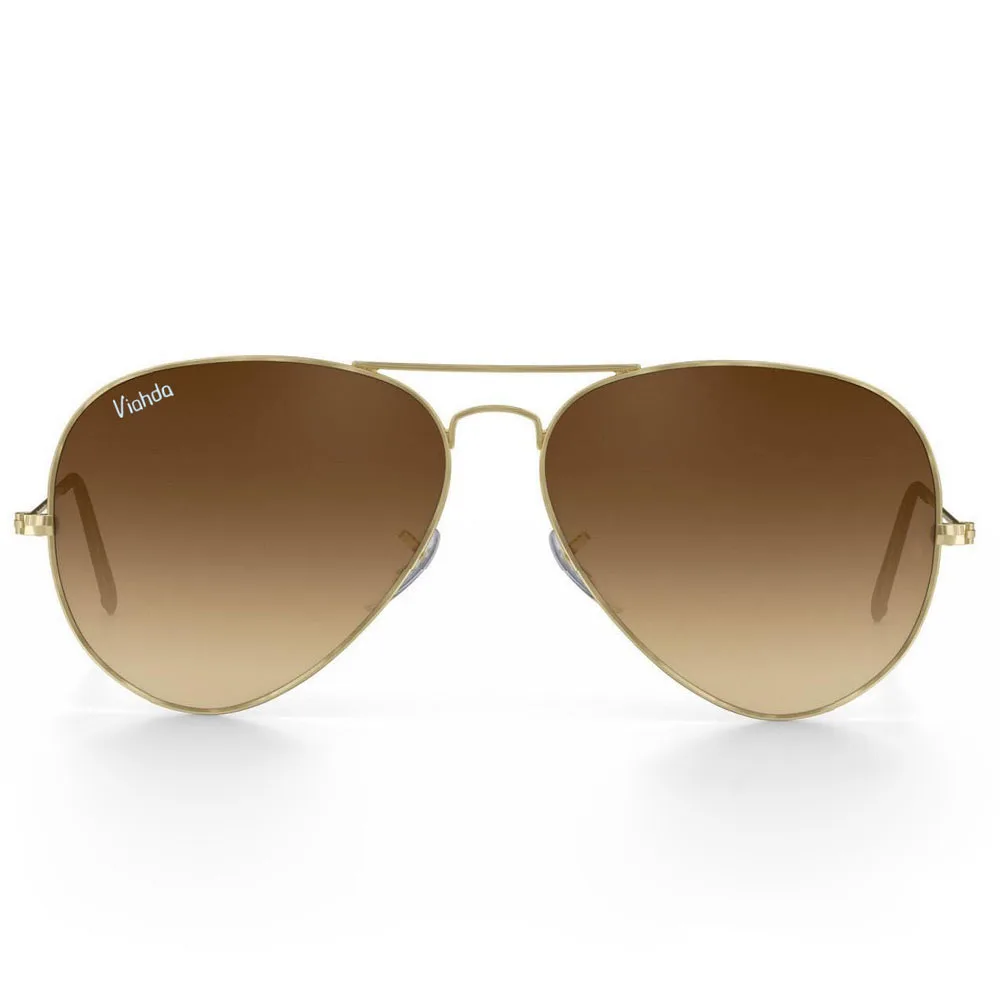 VIAHDA бренд Пилот солнцезащитные очки es wo мужские градиентные стеклянные линзы 58 мм lunette дизайнерские ретро стекла es
