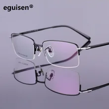 Ширина-140 чистый титан бизнес человек половина рамки очки близорукость оправа для очков RS930 Гальваническое oculos de grau