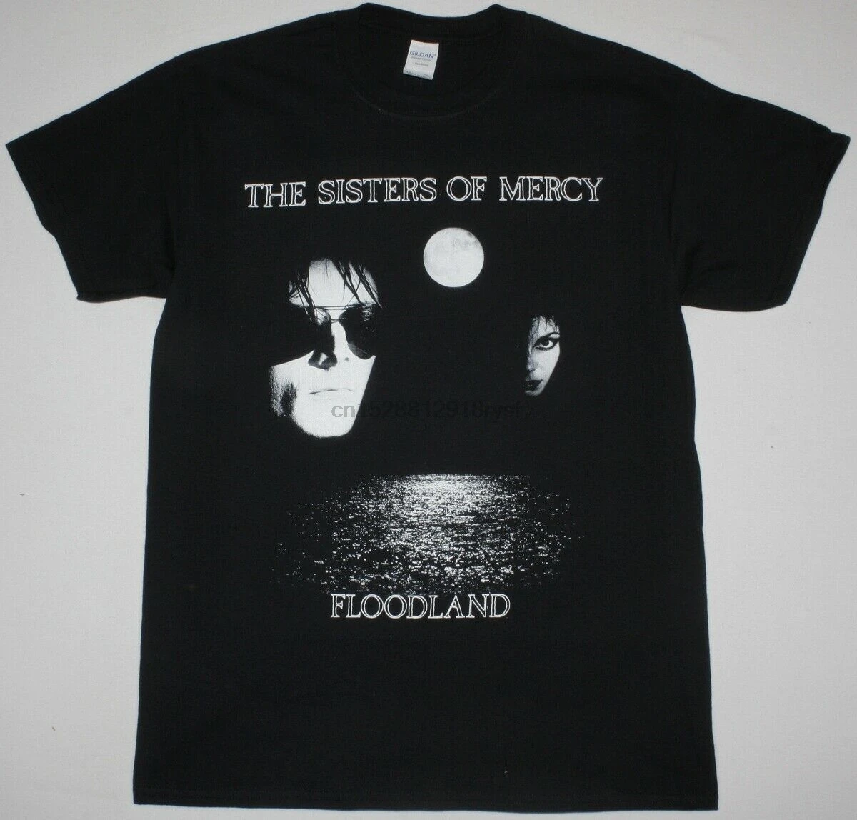 

THE SISTERS OF MERCY FLOODLAND POST PUNK GOTHIC ALTERNATIVE NEW BLACK T-SHIRT