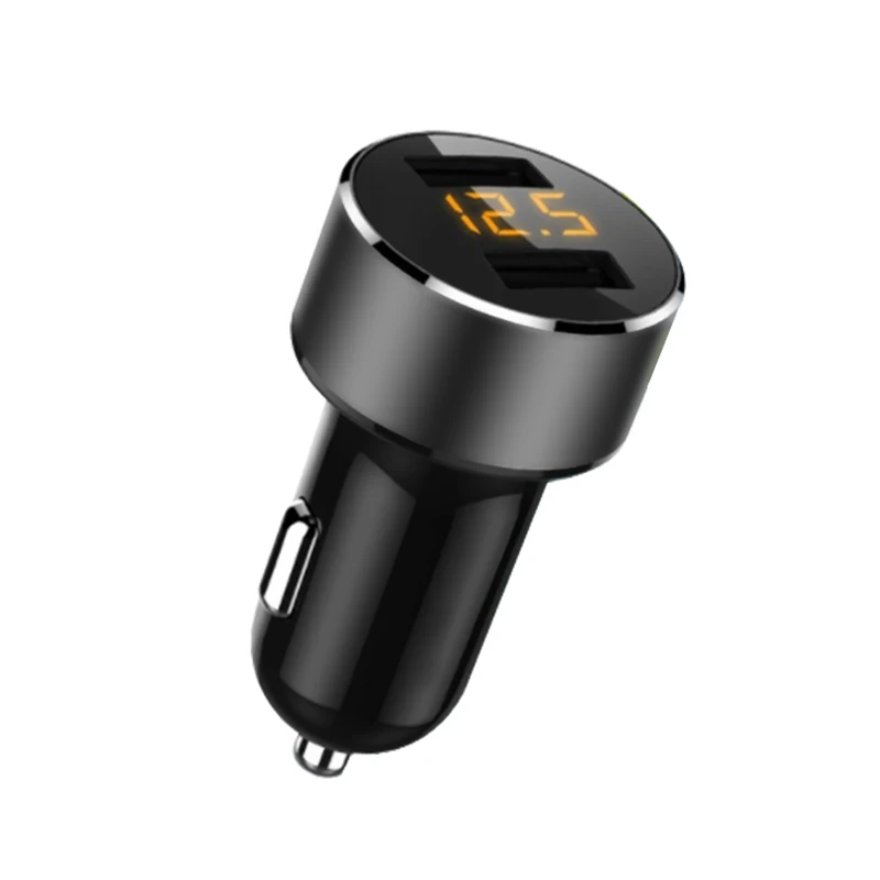 3.6A двойной порт USB Автомобильное зарядное устройство вольтметр Для Iphone Led дисплей