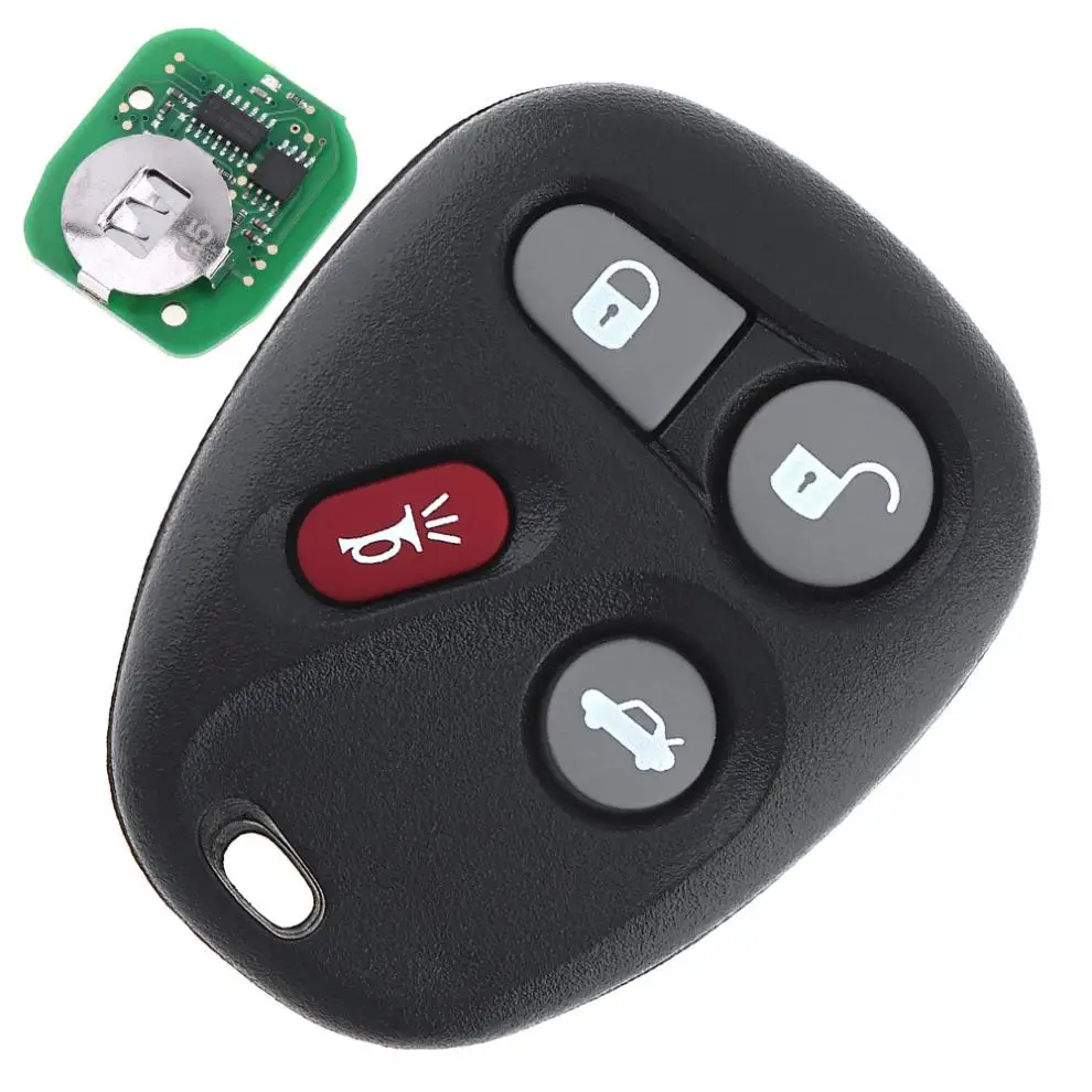 315MHZ 4 Buttons Keyless Car Entry Remote Key Fob ABO1502T With Chip for Chevrolet Impala Monte